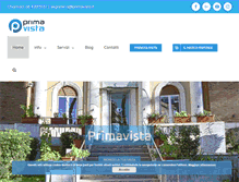 Tablet Screenshot of primavista.it